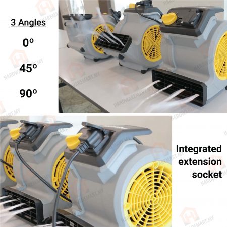 VACMASTER Commercial Floor Mini Blower 124W Air Mover Floor Blower Carpet Cooling Drying Energy Save Fast Dry penghembus udara 吹风机