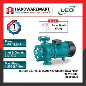 LEO XST-50/125/40 STANDARD CENTRIFUGAL PUMP Pam Air [3 PHASE] (4kW/5.5HP)