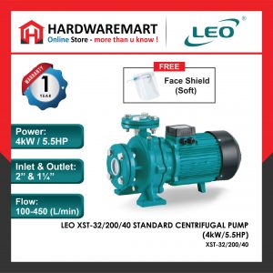 LEO XST-32/200/40 STANDARD CENTRIFUGAL PUMP Pam Air [3 PHASE] (4kW/5.5HP)