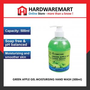 GREEN APPLE GEL MOISTURISING HAND WASH (500ml)