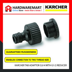 Karcher Tap Adaptor G3/4 with G1/2 Reducer