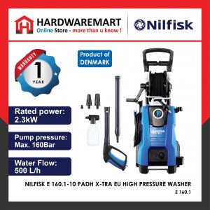 NILFISK High Pressure Washer 2300W 240V - E 160.1-10 PADH X-TRA EU