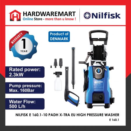 NILFISK High Pressure Washer 2300W 240V - E 160.1-10 PADH X-TRA EU