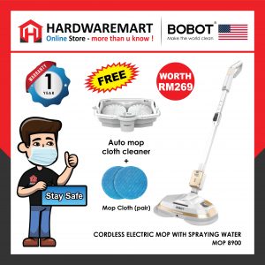 BOBOT CORDLESS ELECTRIC MOP (MOP 8900)