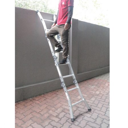 [BIGRED] Aluminium Heavy Duty Multi Purpose Ladder (8/10/12/14/16 Steps) 铝制多用楼梯 Tangga Lipat/ Foldable ladder TAHAN MAX LOAD150KG