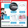 [READY STOCK] Oversized Full Face Shield Large Mirror Acrylic Protective Eye Protection Anti-fogging Anti Splash 防护面罩
