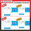 [READY STOCK] Oversized Full Face Shield Large Mirror Acrylic Protective Eye Protection Anti-fogging Anti Splash 防护面罩