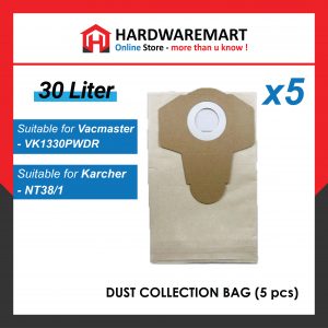 VACUUM CLEANER 20L DUST COLLECTION BAG (3 pcs / 5 pcs)
