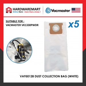 VACMASTER CARPET VACUUM CLEANER 30L DUST COLLECTION BAG (WHITE) - VA950128