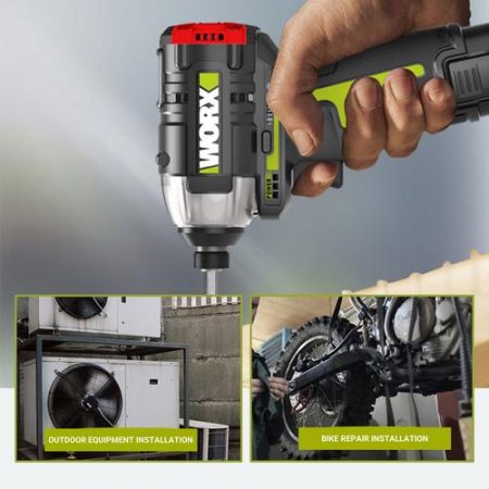 [WORX PROFESSIONAL] WU132 12V Brushless Motor Lithium Battery 3 Speed Mode Impact ScrewDriver