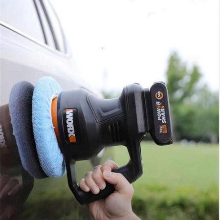 [WORX DIY TOOLS]WX858.9 178MM 20V Cordless Electric Polisher and Power Share Technology - MultipleUse with soft grip