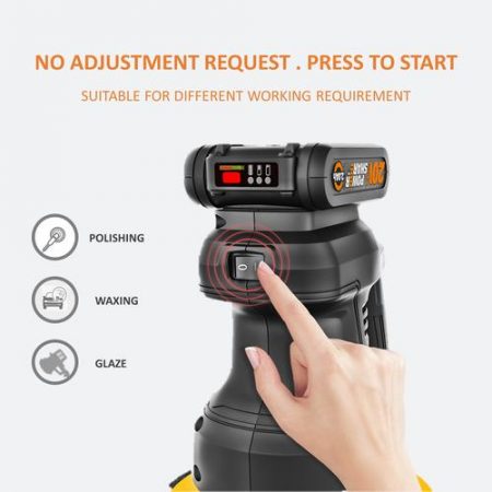 [WORX DIY TOOLS]WX858.9 178MM 20V Cordless Electric Polisher and Power Share Technology - MultipleUse with soft grip