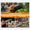 [WORX PROFESSIONAL] WG322E 20V 2.0Ah Max Lithium-Ion Cordless Compact Chain Saw (25cm) with Patented Auto Tension