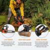 [WORX PROFESSIONAL] WG322E 20V 2.0Ah Max Lithium-Ion Cordless Compact Chain Saw (25cm) with Patented Auto Tension