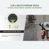 WORX WU388 20V 4.0Ah Max Lithium-Ion Cordless Brushless 3-Functions Rotary Hammer (24mm) with Power Share Technology