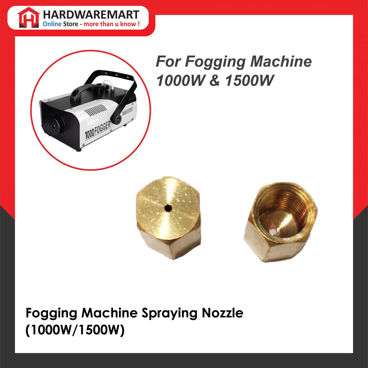 [FOGGING MACHINE SPARE PARTS] Fogging Machine Spraying Nozzle (1000W