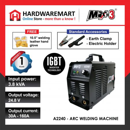 MAX-3 M2320 MIG WELDING MACHINE (6KVA/5.4KVA)