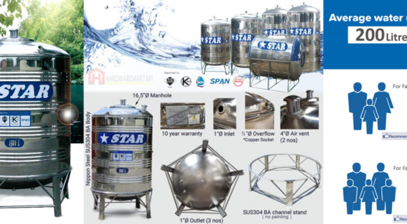Star water tanks available in different sizes and shape