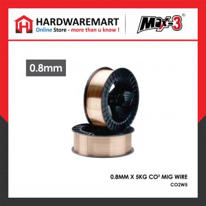 MAX-3 0.8MM X 5KG CO² MIG WIRE