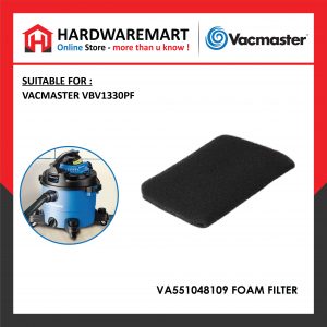 [VACMASTER SPAREPART] VACUUM CLEANER FOAM FILTER - VA551048109