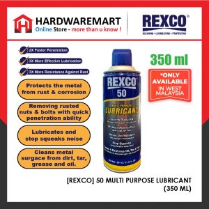REXCO 50 MULTI PURPOSE LUBRICANT SPRAY BESI 350ML