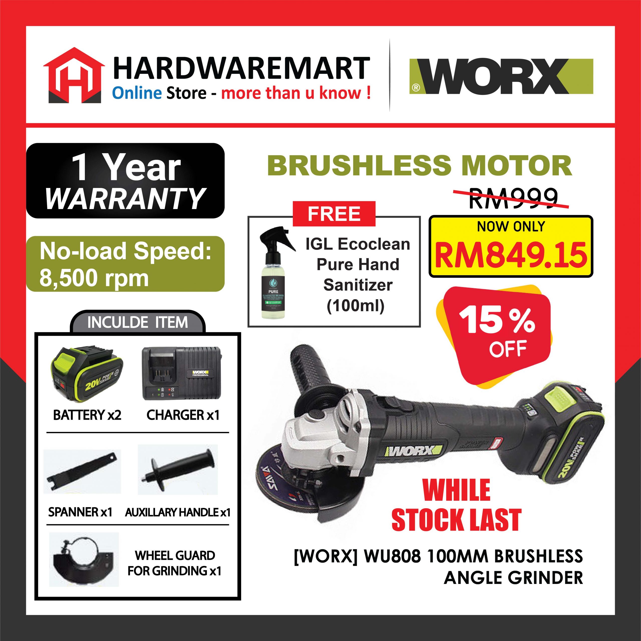 Worx wu808 online
