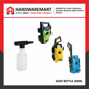 Original Lutian Tsunami Bossman Water Jet Foam Pot Detergent Bottle Soap Bottle Botol Sabun High Pressure Cleaner