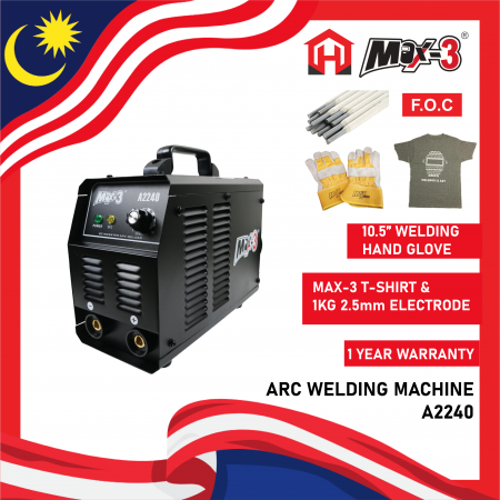 MAX-3 A2240 ARC WELDING MACHINE (3.8KVA)