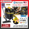 [SIRIM] VACMASTER VF1515HJ INDUSTRIAL GRADE 2 STAGE MOTOR WET & DRY VACUUM CLEANER AUTO REWIND CABLE