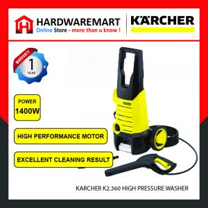 KARCHER K2.360 HIGH PRESSURE WASHER (1400W/120 BAR)