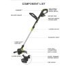 [WORX GARDENING TOOL] WORX WD163 20V 2.0Ah Max Lithium-Ion Cordless Grass Trimmer with Power Share Technology