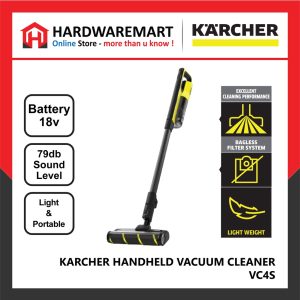 KARCHER VC 4s ( VC4S ) CORDLESS HANDHELD VACUUM CLEANER 18V