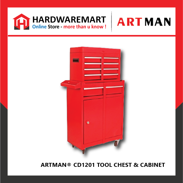 ARTMAN CD1201 TOOL CHEST & CABINET SET