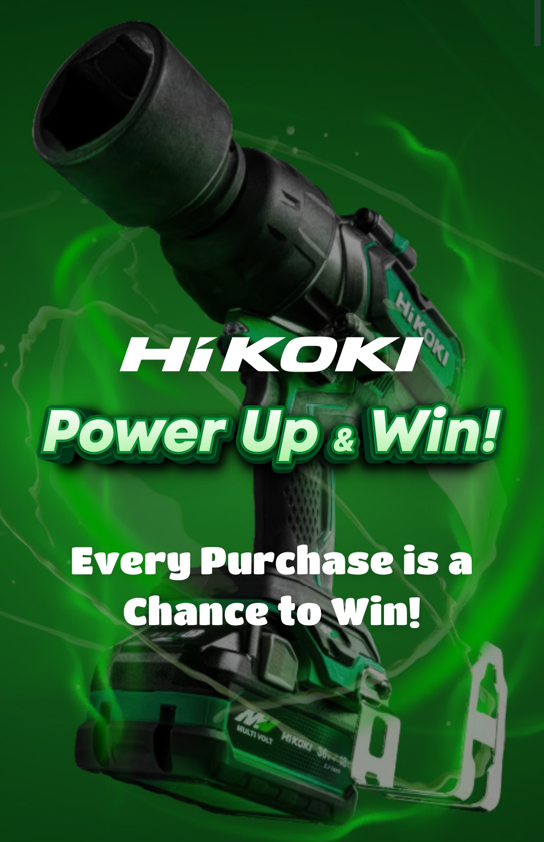 HIKOKI POWER UP & WIN CONTEST 2025